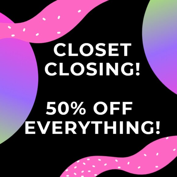 Closet Closing! 50% OFF EVERYTHING! - Picture 1 of 1